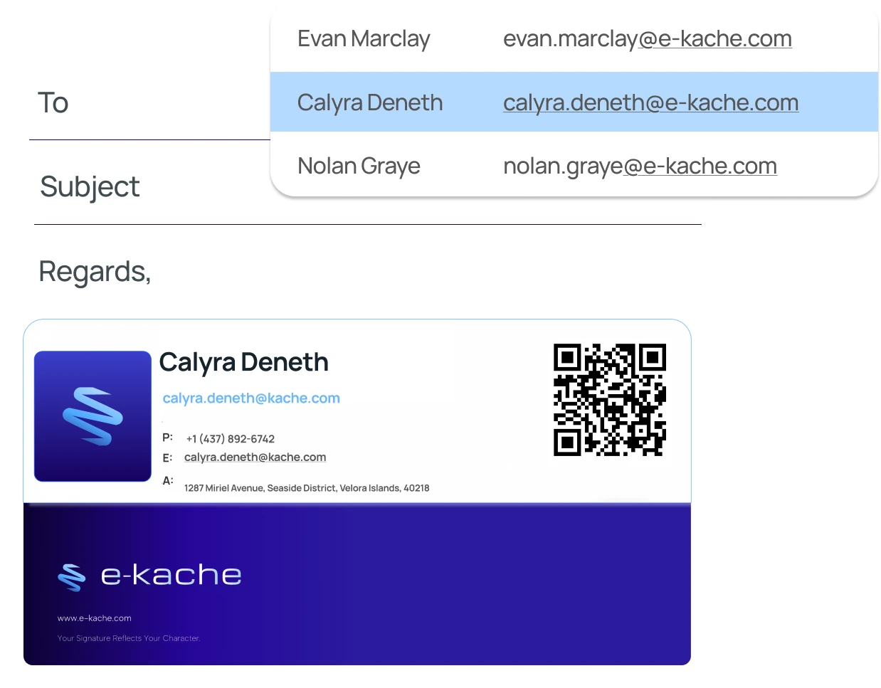 E-Kache Mail Signature Management